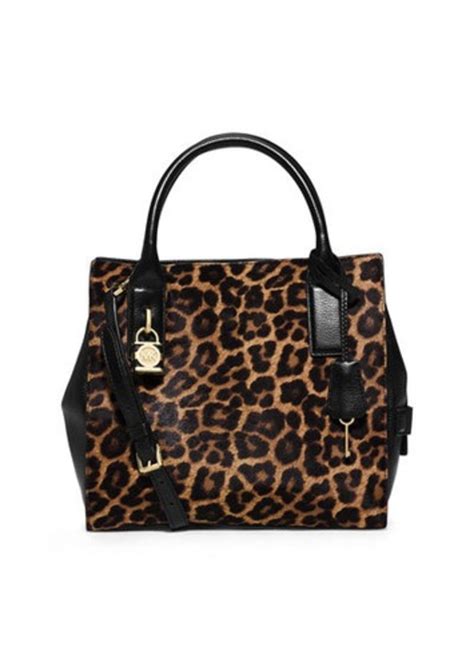 michael kors mckenna medium satchel cheetah|Scarlett Medium Cheetah Print Calf Hair Satchel .